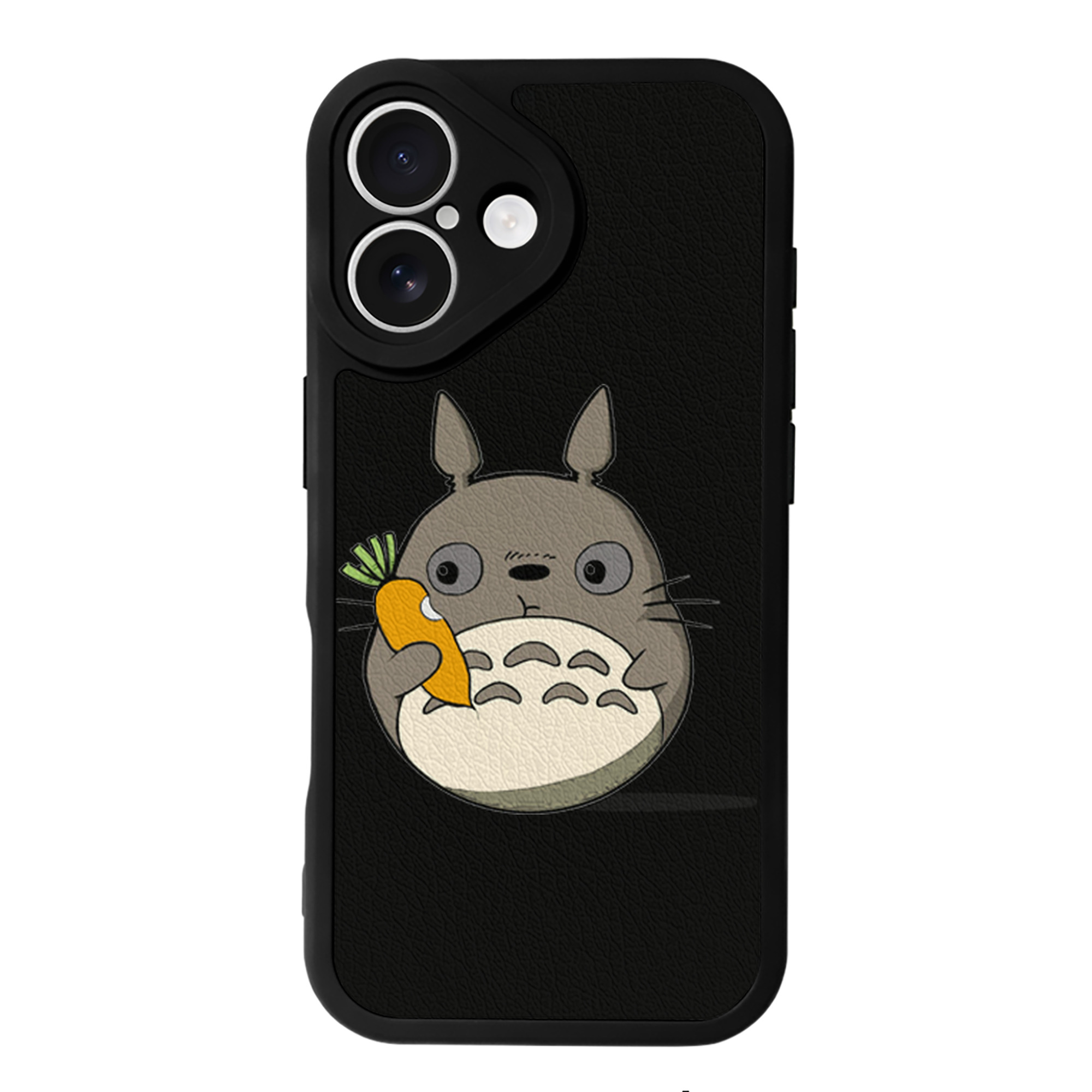 （画像用） となりのトトロ 草壁メイ 草壁サツキ My Neighbor Totoro Satsuki Kusakabe Mei Kusakabe 【iPhone 16シリーズ対応】シリコンスマホケース（レザー調） 材質：シリコン